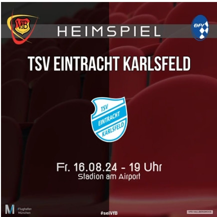 VfB empfängt Eintracht Karlsfeld