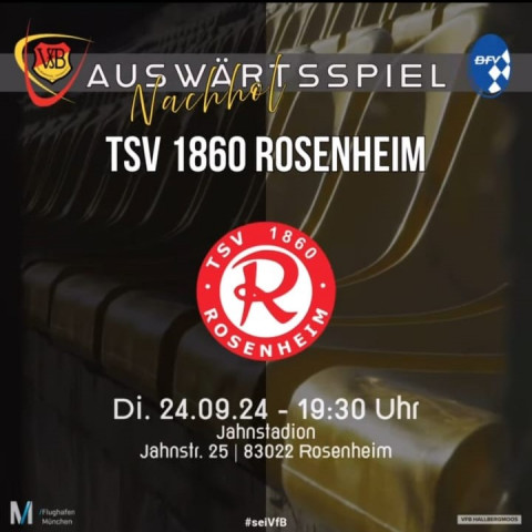 VfB reist nach Rosenheim zum Nachholspiel