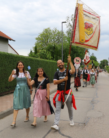 VfB beteiligt sich am Umzug beim Burschenfest