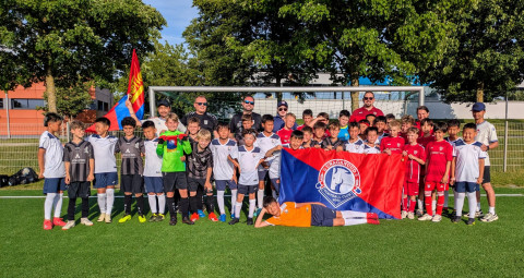 Kinderfestival der U9-2 trotz Hitze ein Erfolg