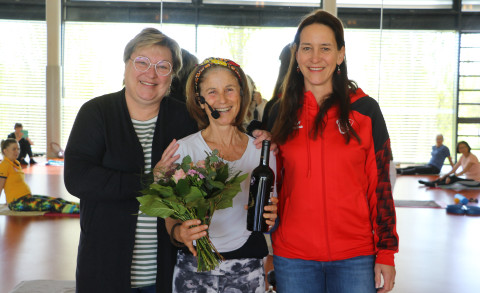 Überraschung am Morgen für Cristina Garcia de Jentys