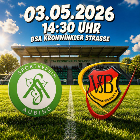 VfB geht am  Sonntag 3.5. in Aubing an den Start
