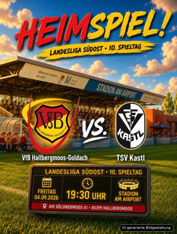 Kommt zum Spiel gegen den TSV Kastl