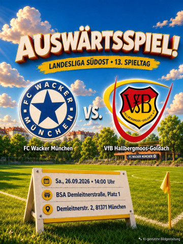 SAMSTAG IST AUSWÄRTSSPIEL!