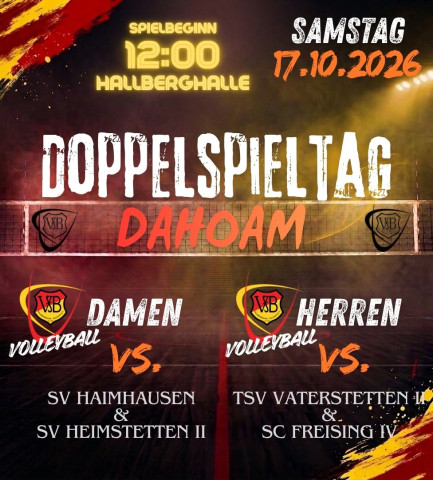 Volleyball x 2 daheim